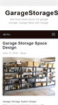 Mobile Screenshot of garagestoragesystems.net