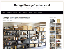 Tablet Screenshot of garagestoragesystems.net